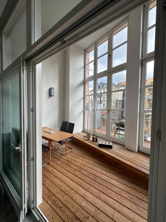 Relax-Wohnung Mit Balkon Ueber Die Weisse Elster 라이프치히 외부 사진
